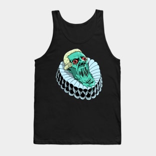 Melting Rad Face In A Frill Heavy Metal Tank Top